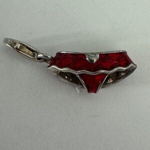 Thomas Sabo Red and Silver Panty Charm
